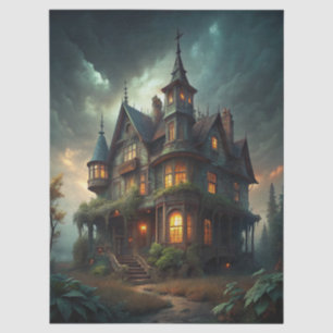 Papel De Seda Casa Embrujada de Fantasía