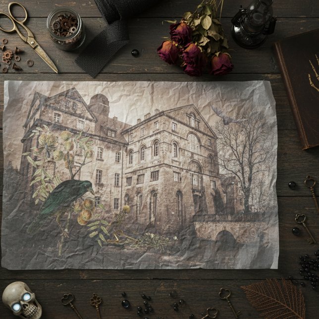 Papel De Seda Casa embrujada de la desunión de la vieja Hallowee (Subido por el creador)