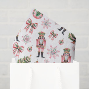 Papel De Seda Cascanueces Rosa Caprichoso Navidad Fiesta