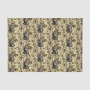 Papel De Seda Casco de buzo vintage