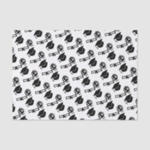 Casquillo blanco y negro de la borla de los iconos