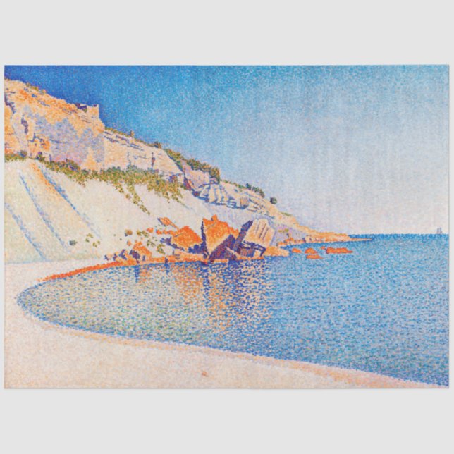Papel De Seda Cassis, Cap Lombard, Opus 196, Signac (Anverso)