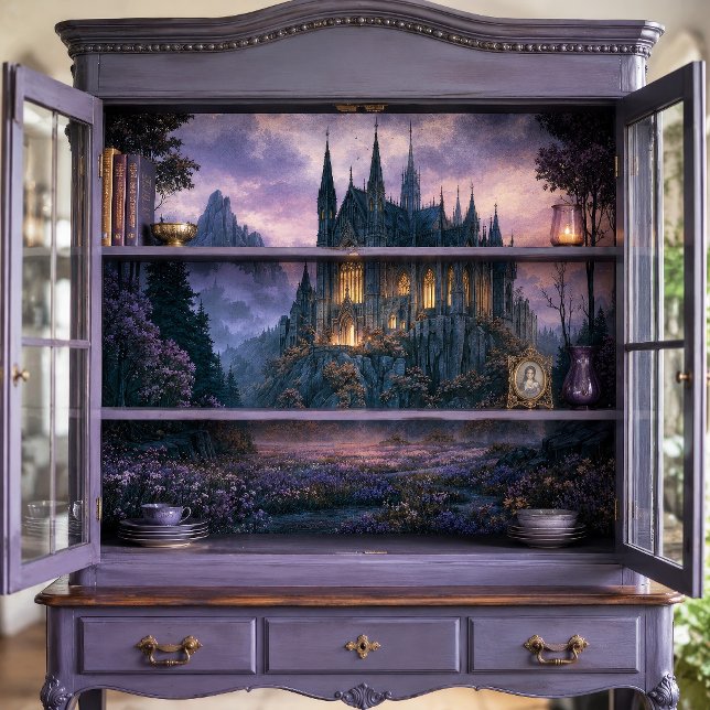 Papel De Seda Castillo Gótico de Ventana Brillante (Subido por el creador)