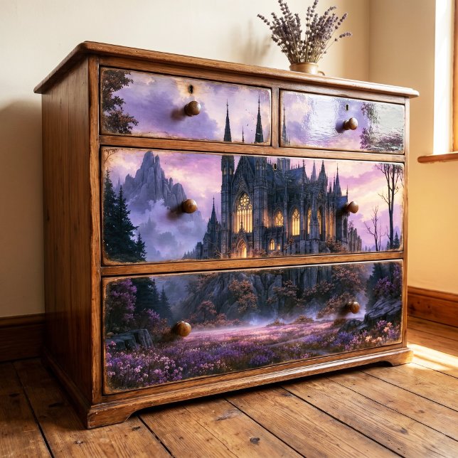 Papel De Seda Castillo Gótico de Ventana Brillante (Subido por el creador)
