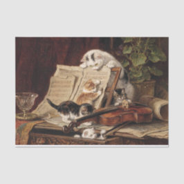 Papel De Seda Cat & Kittens ・ Henriette Ronner-Knip (1821-1909)
