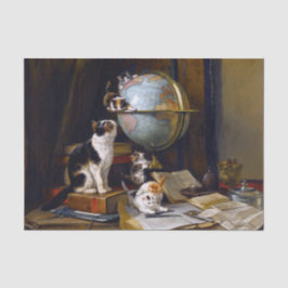 Papel De Seda Cat & Kittens ・ Henriette Ronner-Knip (1821-1909)
