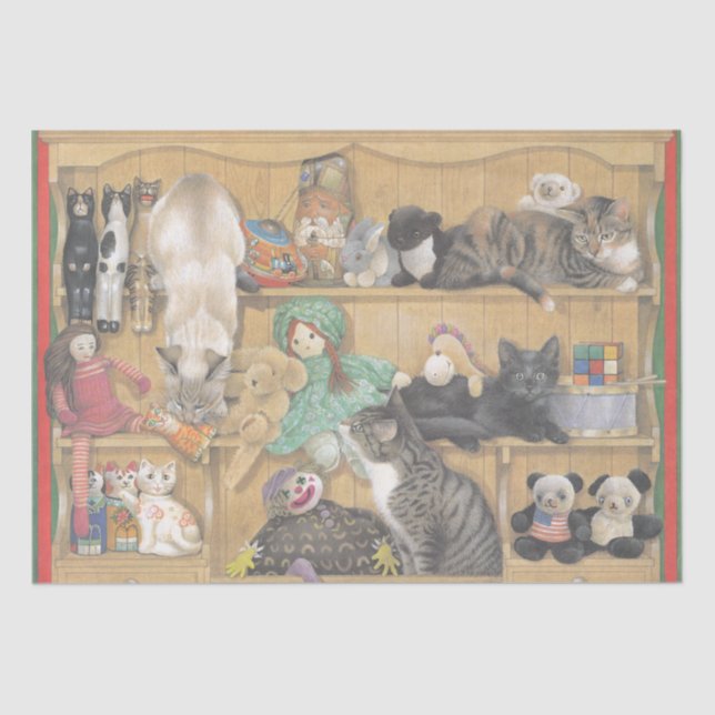 PAPEL DE SEDA CAT LOVERS TISSUE PAPER (Anverso)