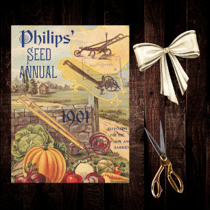 Papel De Seda Catálogo de paquetes de semillas Granja de vegetal