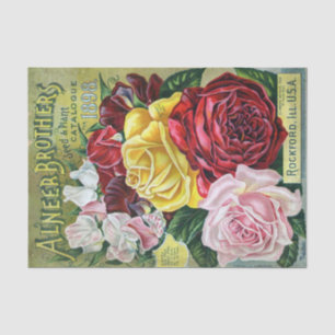 Papel De Seda Catálogo de semillas de vintage Alneer Brothers, R