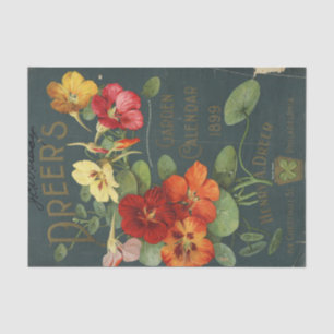 Papel De Seda Catálogo de semillas vintage Calendario de jardín