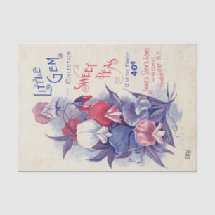 Papel De Seda Catálogo de semillas vintage de James Vick's Sweet