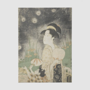 Papel De Seda Catching Fireflies de Eishosai Choki