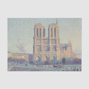 Papel De Seda Catedral de Notre Dame de París Pintura clásica de