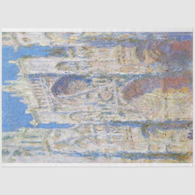 Papel De Seda Catedral de Rouen (luz del sol), Monet (Anverso)