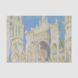 Papel De Seda Catedral de Rouen Portal Luz de la Mañana Claude M