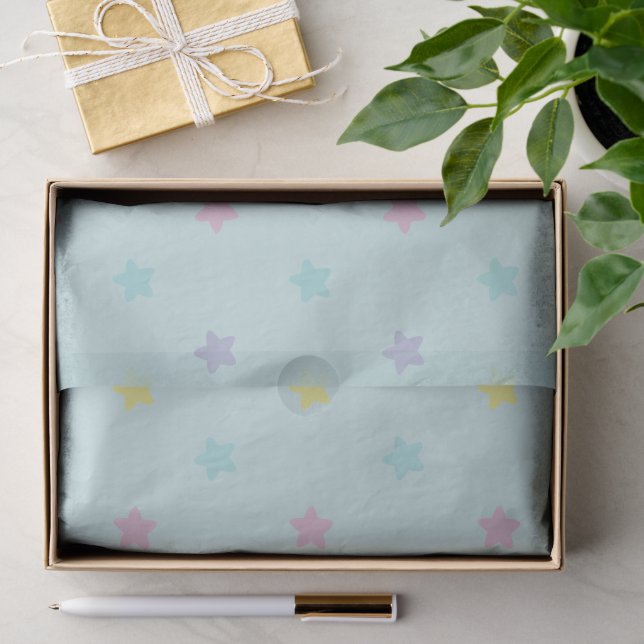 Papel de seda Caticorn | Azul Turquesa  (Regalo )