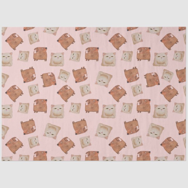 Papel De Seda Cats and Dogs (Anverso)