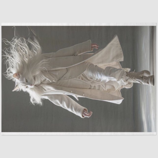 Papel De Seda Catwalk Fashion Show Runway Decouapge (Anverso)