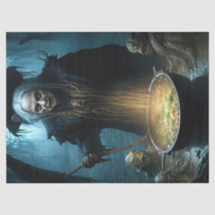 Papel De Seda Cauldron De Brujas De Halloween Con Sopa