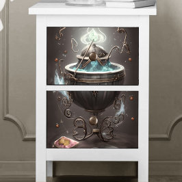 Papel De Seda Cauldrón mágico brillante con viejos cuadernos mág