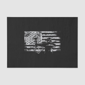 Papel De Seda Caza de caza con la bandera estadounidense cazar b