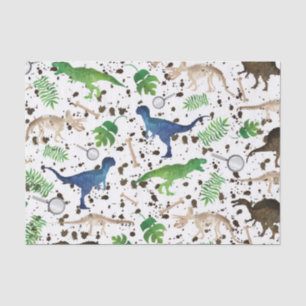 Papel De Seda ¡Caza de Dinosaurios! Dinosaurios en Safari Niños