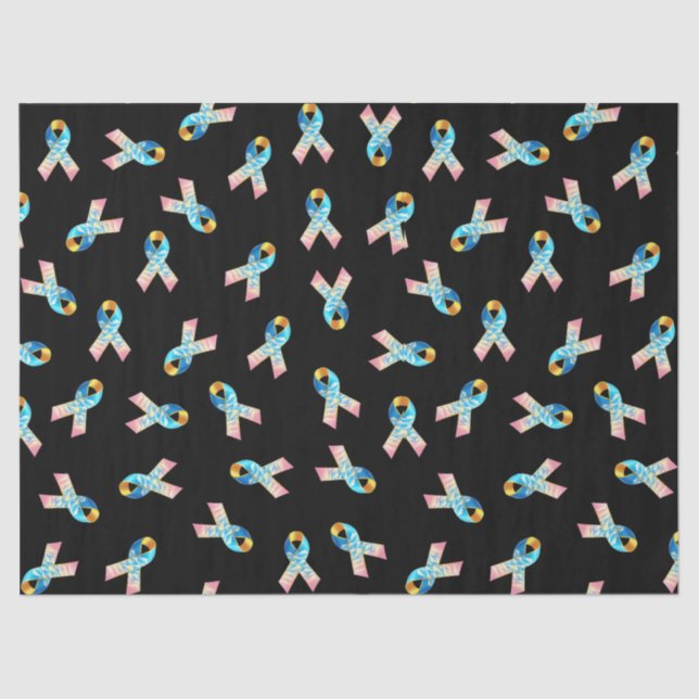 Papel De Seda CDHARAB- (1) CDH Awareness Ribbon Paper (Anverso)