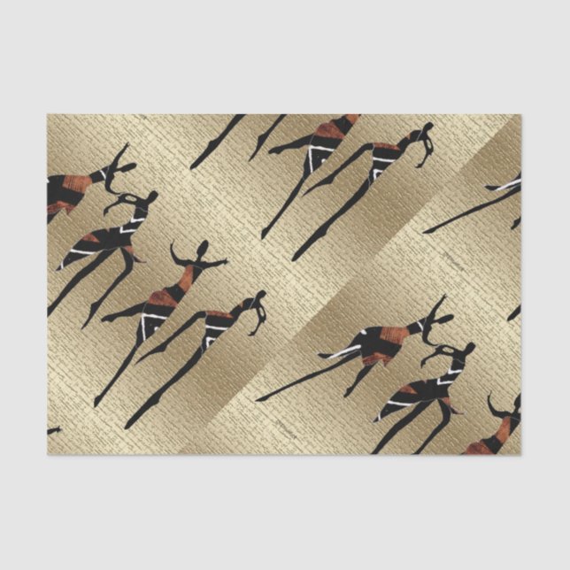 Papel De Seda Celebración africana (Anverso)