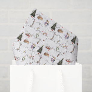 Papel De Seda Celebración de guirnaldas de Navidad en Whoville