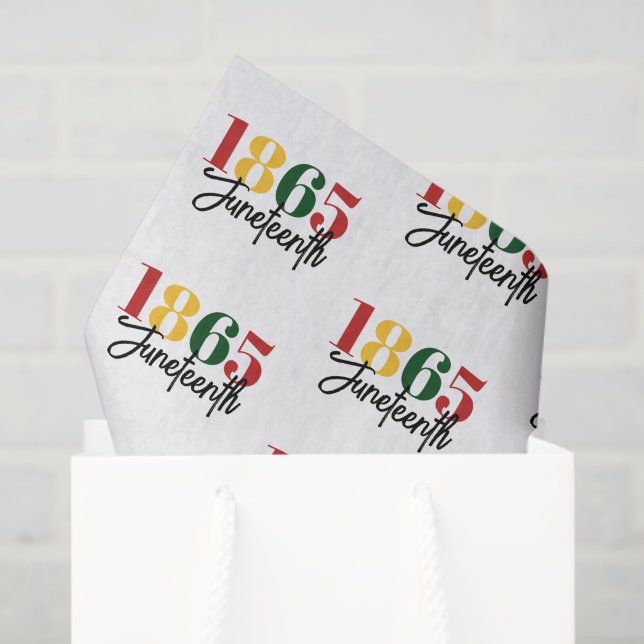 Papel De Seda Celebración de la libertad de la historia negra en (Bolsa de regalo)