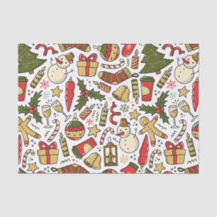 Papel De Seda Celebración de Navidades coloridos