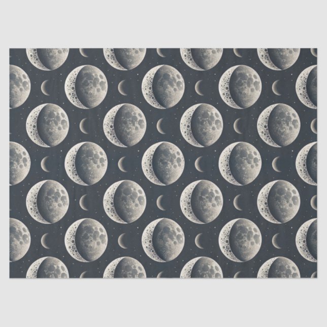 Papel De Seda Celestial Moon Phase (1) (Anverso)