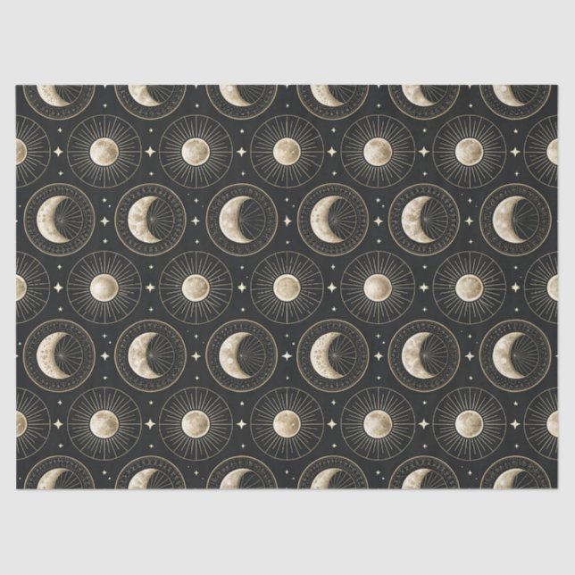 Papel De Seda Celestial Moon Phase (5) (Anverso)