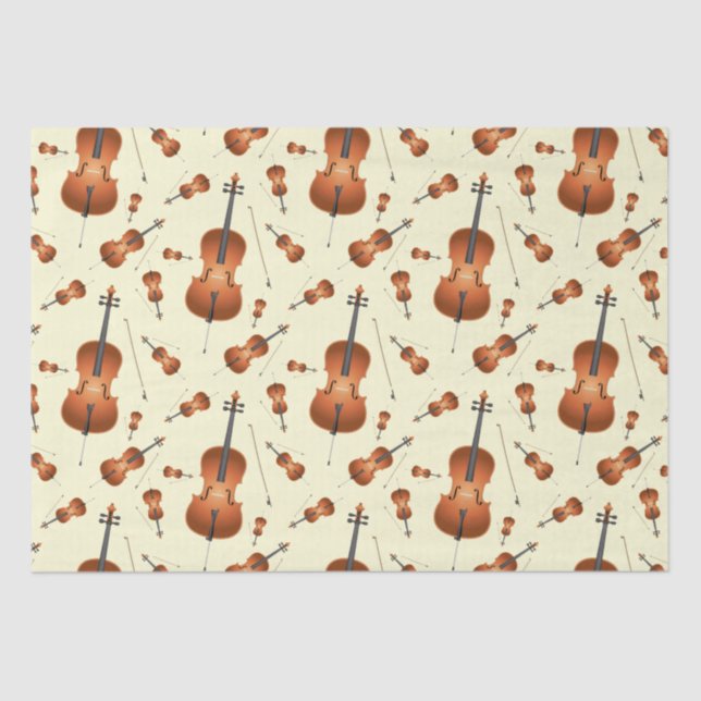 Papel De Seda Cello Músico Teacher orquesta de cuerdas (Anverso)