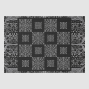 Papel De Seda Ceramic Lace Black