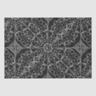 Papel De Seda Ceramic Lace Black