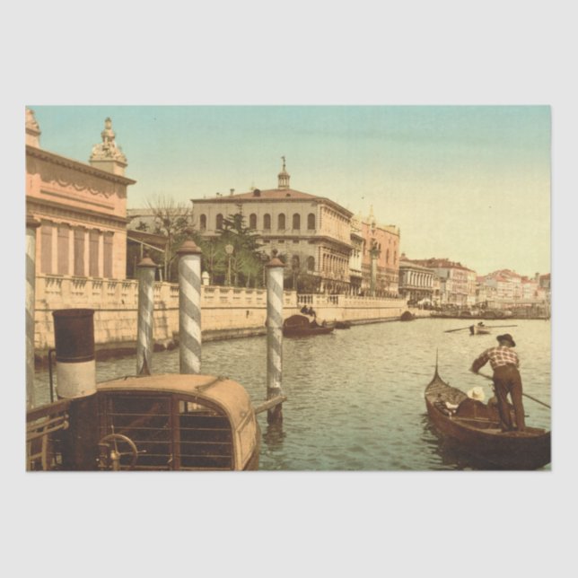 Papel De Seda Cerca de St Mark, Venecia, Italia (Anverso)