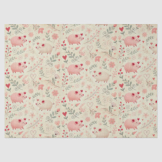 Papel De Seda Cerdo caprichoso