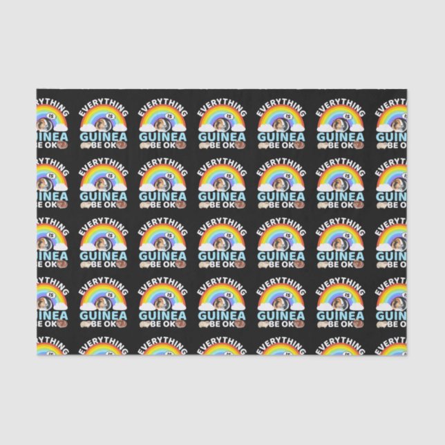 Papel De Seda Cerdo de Guinea - Guinea Esté bien, aliento (Anverso)