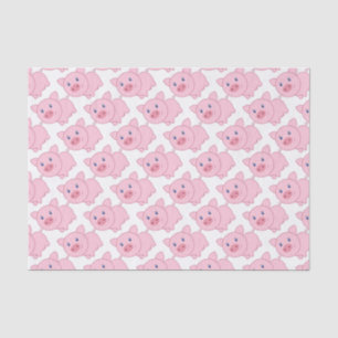 Papel De Seda Cerdos rosados