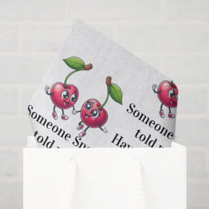 Papel de seda cereza Que tenga un buen día