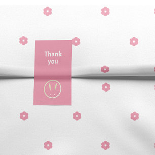 Papel De Seda Cerezo en flor - Bunnies en primavera