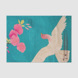 Papel De Seda Cerezo en flor y estufa