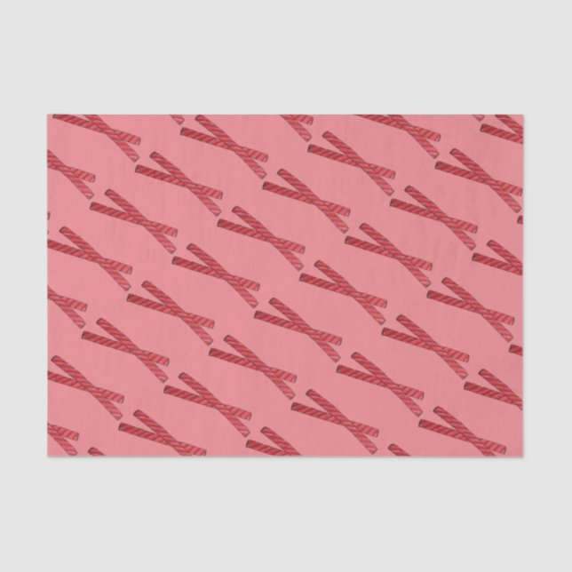 Papel De Seda Cerezo rojo Licorice Látigo Licorice Twist Candy (Anverso)