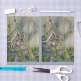 Papel De Seda Cerramientos dobles para chochines pintados