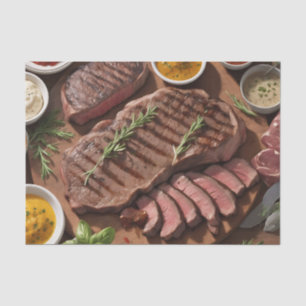 Papel De Seda Cerrar ingredientes de parrillada