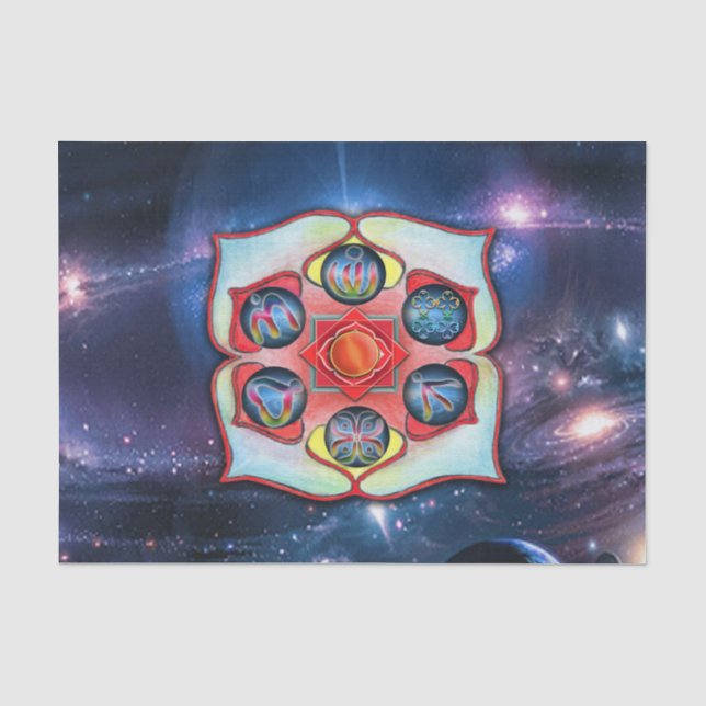Papel De Seda Chakra base (Anverso)