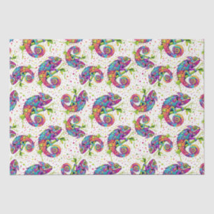 Papel De Seda Chameleon Paint Stains Watercolor Style