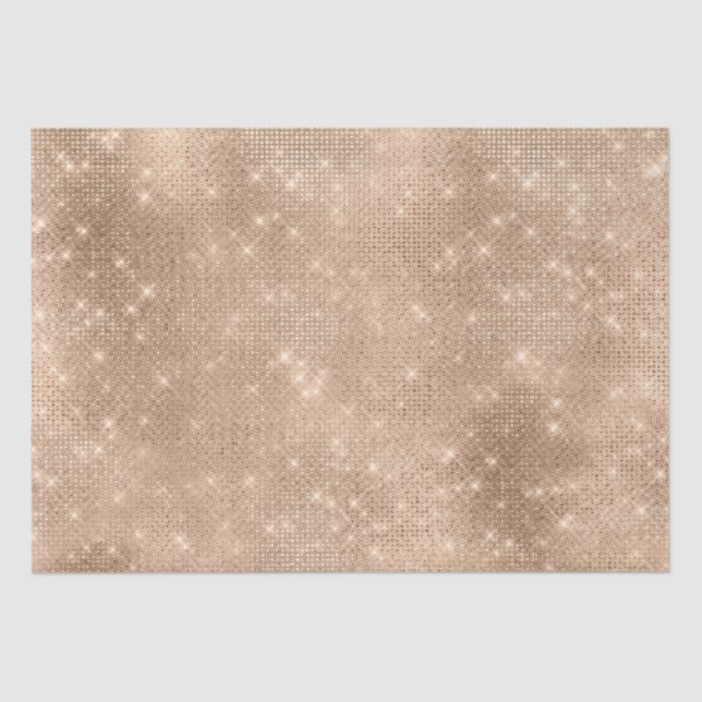 Papel De Seda Champagne Glitz (Anverso)
