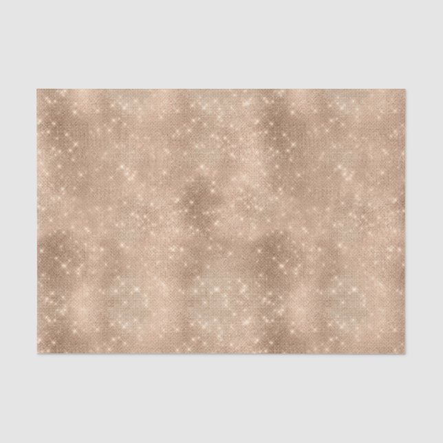Papel De Seda Champagne Gold Glam Sparkle Glitz (Anverso)